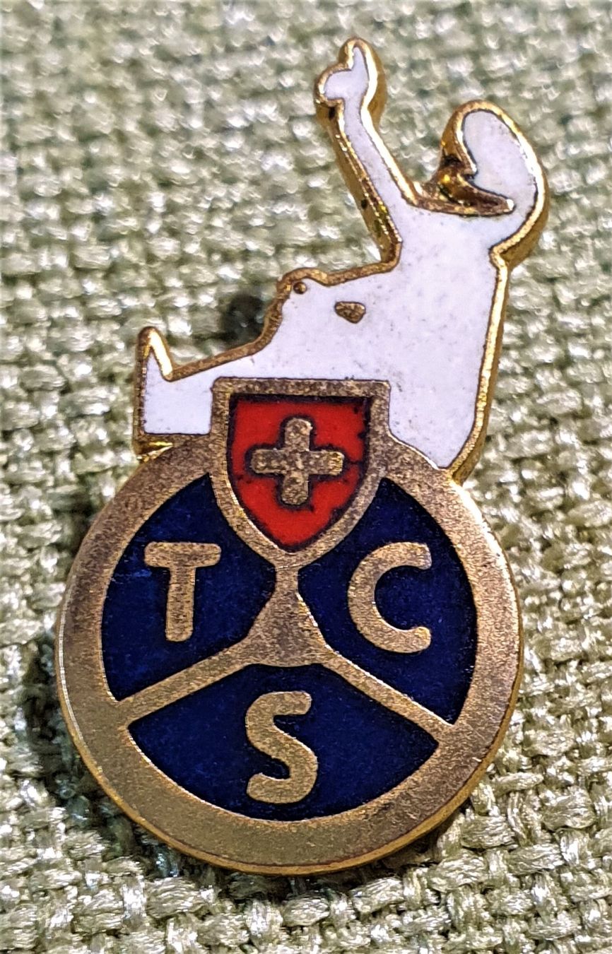 TCS Placchette & Badge: N384 - Pin TCS Schweiz – Usato da Reinach BL venduto da Boston-Verkauf