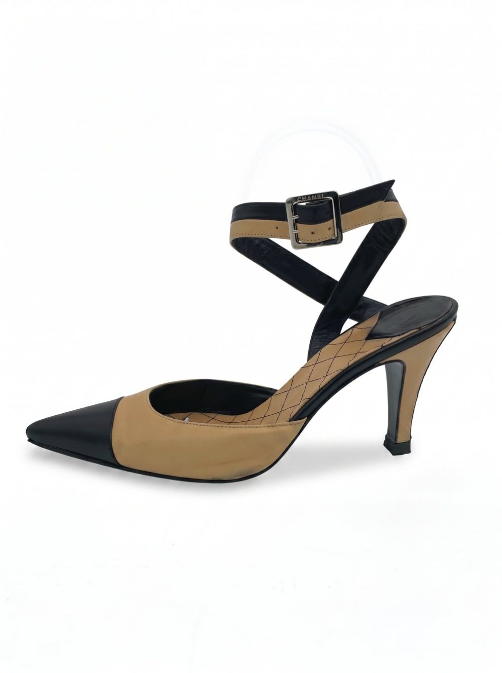 Chanel Scarpe da donna: Chanel Cap-Toe Ankle Strap Pump EU 36.5 Mehrfarbig – Usato da Zürich venduto da shoe_shop