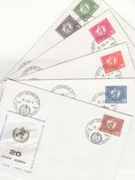 Sonderstempel S. 661 auf 6 Werten D Vl 26 - 34