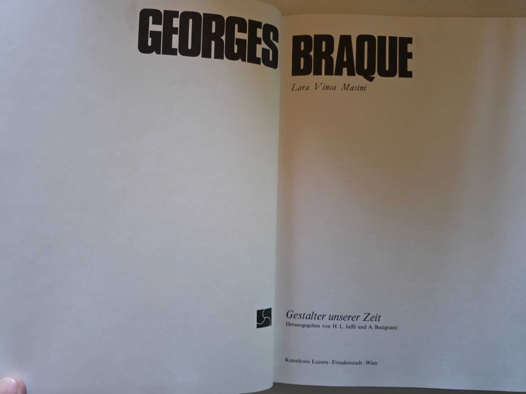 Libri: Georges Braque - Gestalter unserer Zeit - 1969 – Usato da Walterswil BE venduto da Lonitti 2