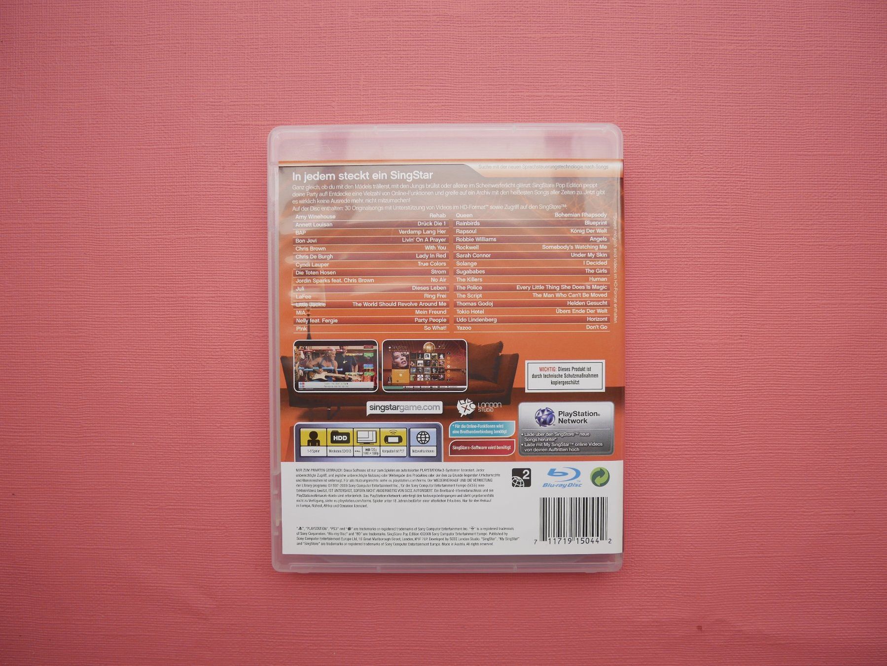 Sony Giochi: SingStar Pop Edition (PS3) – Usato da Niederwangen BE venduto da Benny.7 1