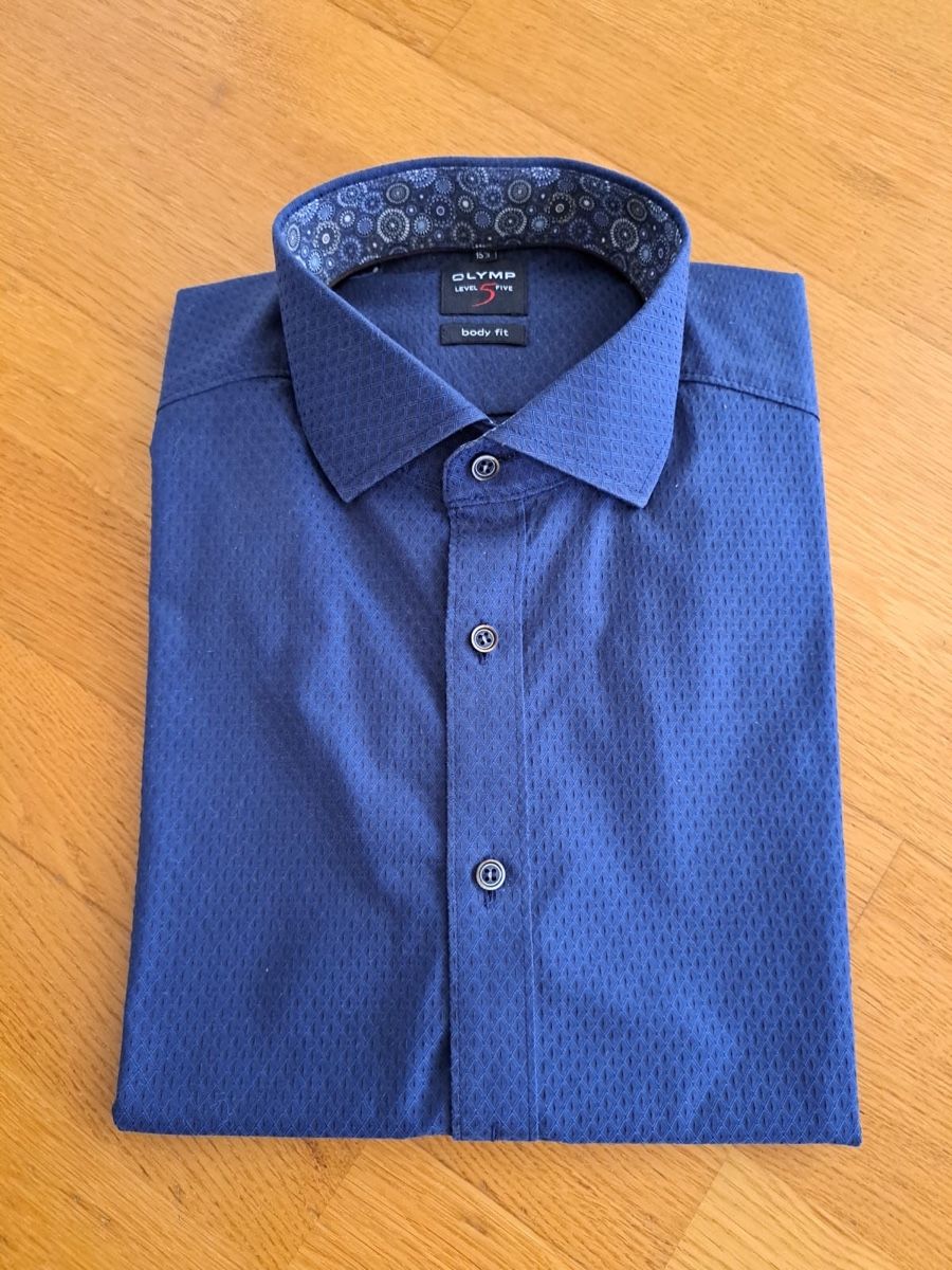 Camicie: Olymp body fit Hemd dunkelblau Gr. 40 – Nuovo (secondo la descrizione) da Balzers venduto da lea_sy5p