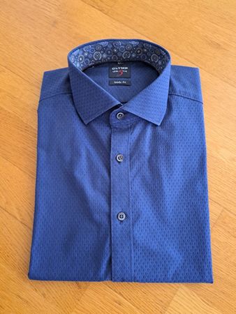 Olymp body fit Hemd dunkelblau Gr. 40