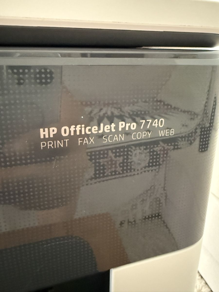 Hewlett Packard Drucker: HP OfficeJet Pro 7740 Drucker ab 1.-! – Gebraucht aus Bubendorf von Pistufatrunte 5