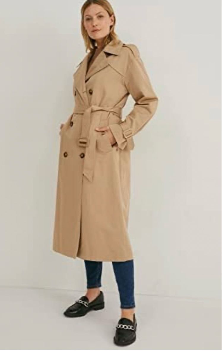 C&A Cappotti: TRENCHCOAT Long C&A Premium, Gr S – Usato da Schaffhausen venduto da vandemonian 1
