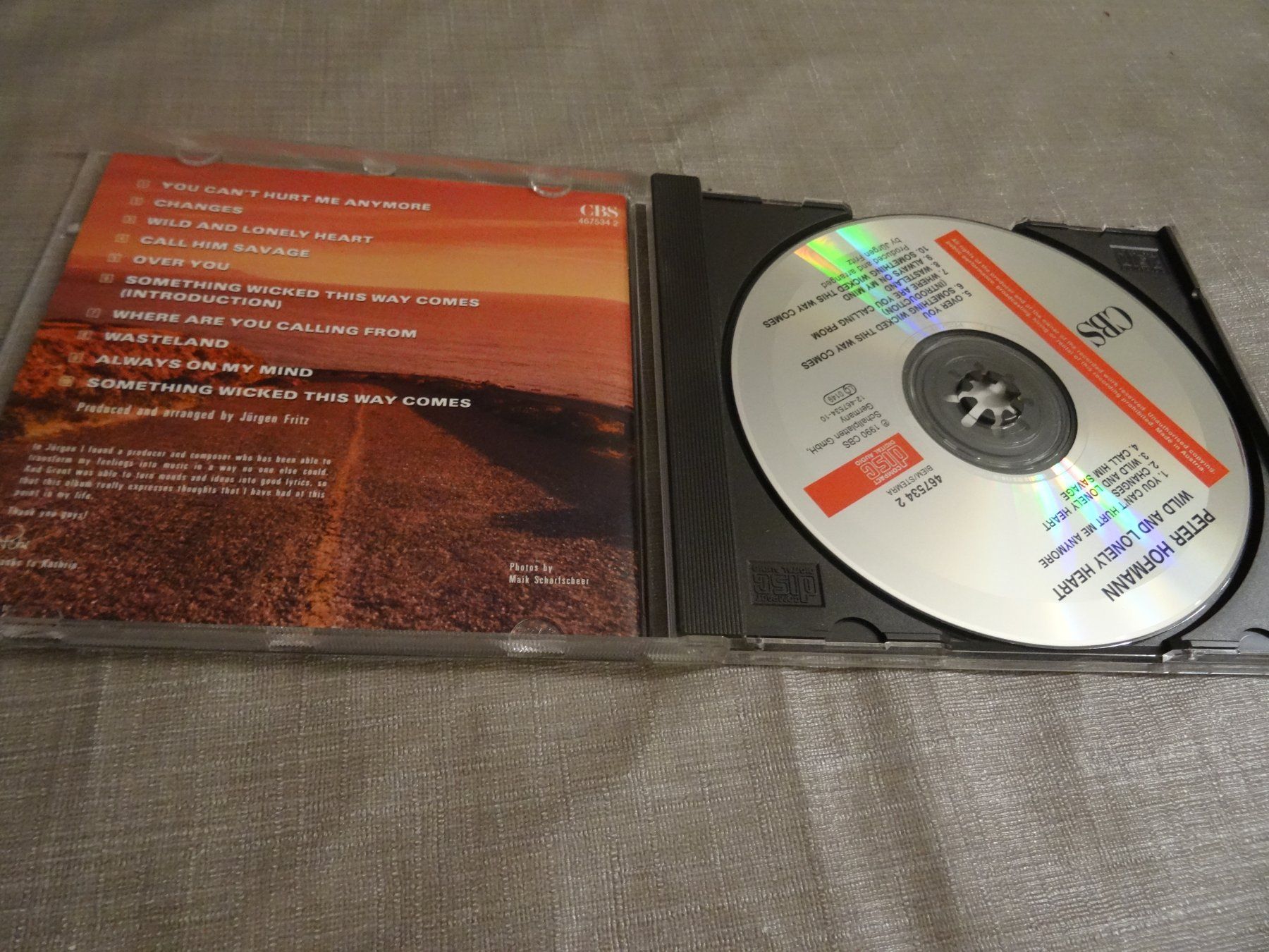 CD: Peter Hofmann - Wild and lonely Heat CD – Usato da Olten venduto da Disc-Ausverkauf 1