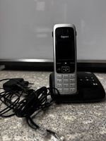 Gigaset C430A Schnurlostelefon mit Basis schwarz silber