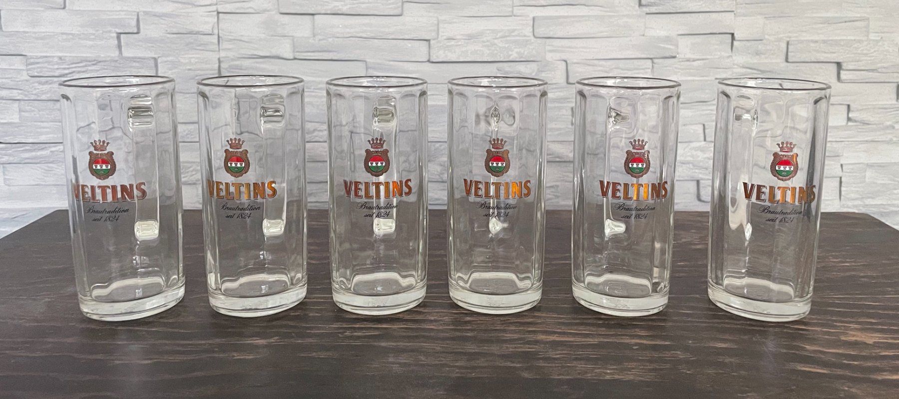 Bicchieri: Biergläser Veltins, 6er Karton a 0.2 L – Nuovo (secondo la descrizione) da Wettingen venduto da Bazzoo