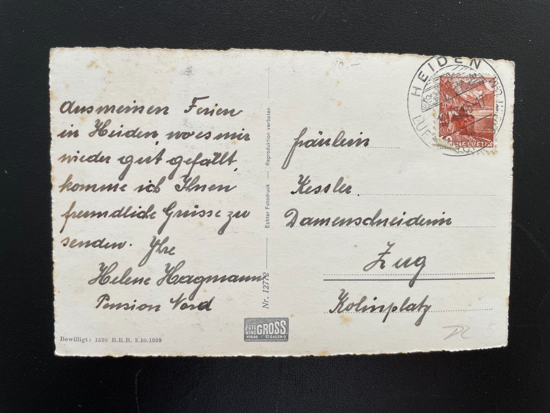 Cartoline postali: AK AR Heiden mit Benzenreute – Usato da Thal venduto da Danny82 1