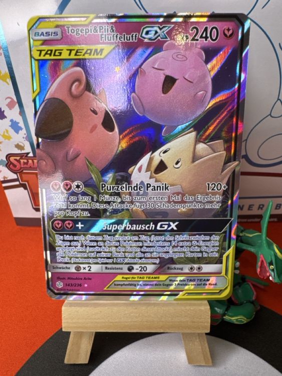 POKÉMON / Togepi&Pii&Fluffeluff GX / Cosmic Eclipse 🇩🇪 (Gebraucht) in ...
