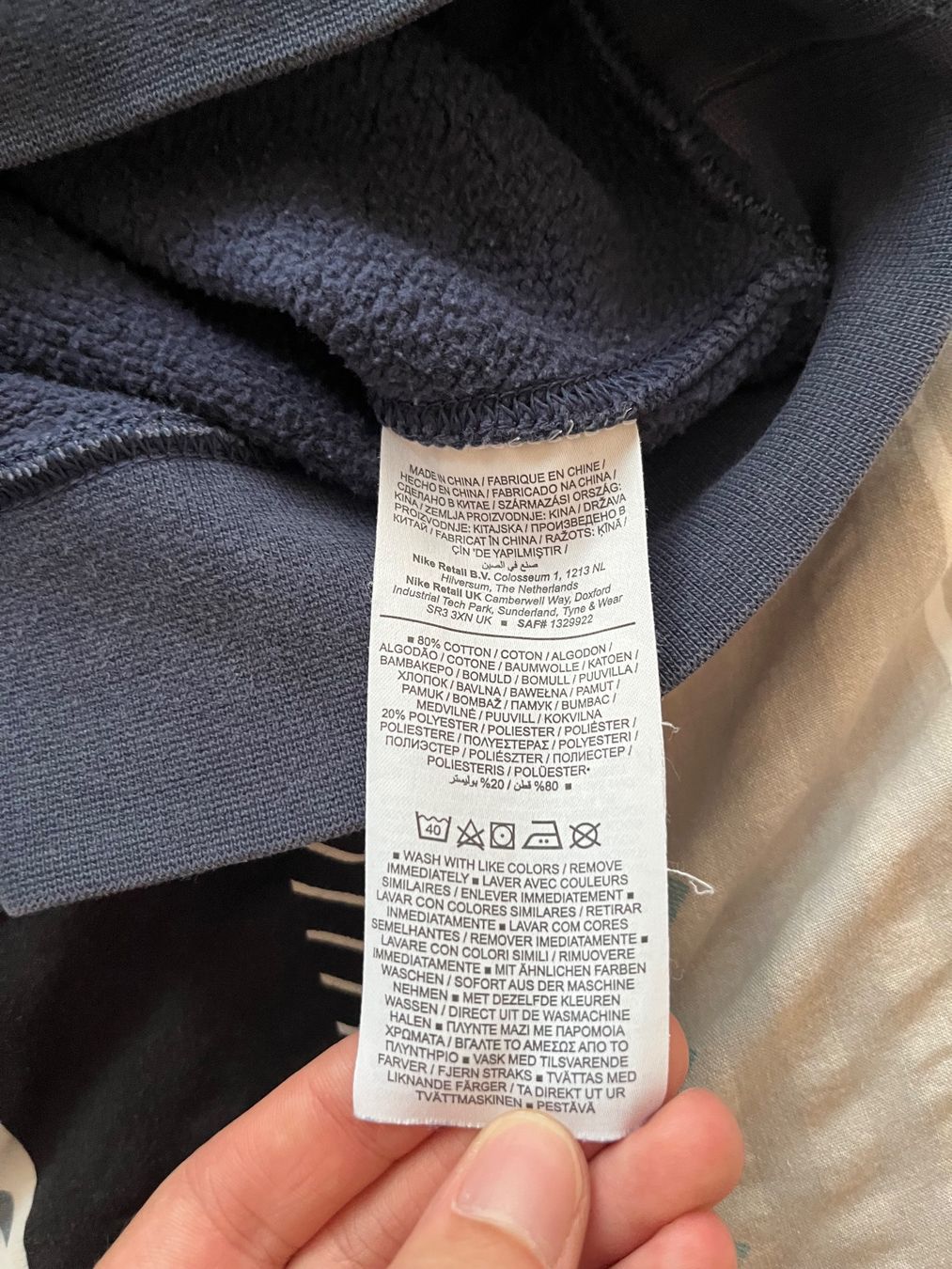 Nike Maglioni & Felpe: Pull Nike bleu foncé – Usato da Genève venduto da njia 2