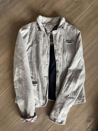 Hilfiger Denim Jacke, grau, Grösse XL, Top Zustand!