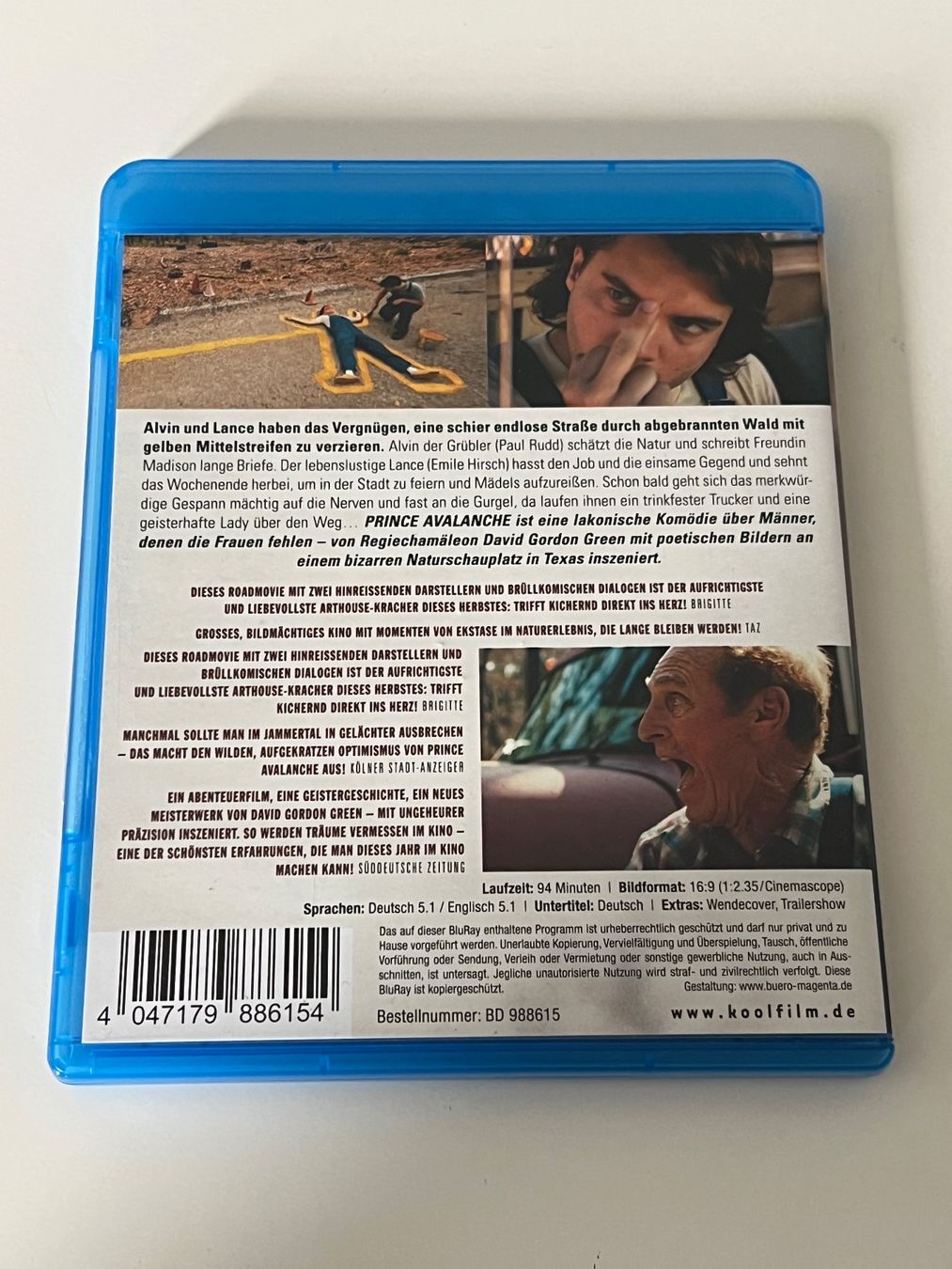 Tutti i DVDs: Prince Avalanche (Blu-ray) – Nuovo (secondo la descrizione) da Altstätten SG venduto da sheamus 1