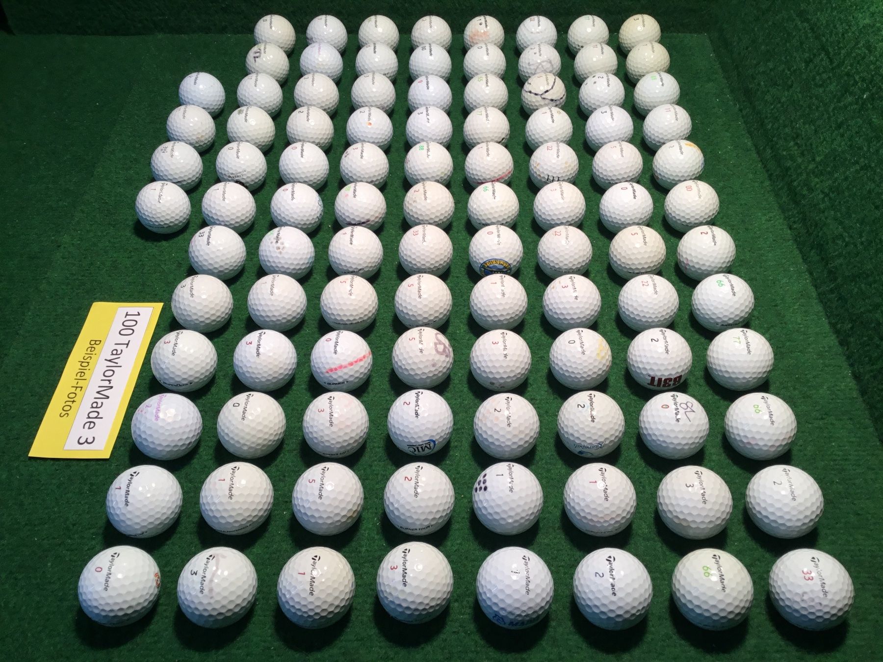 Taylor Made Palloni: 100 Golfbälle Taylor Made (mittel) – Usato da Bergdietikon venduto da shimano4 1