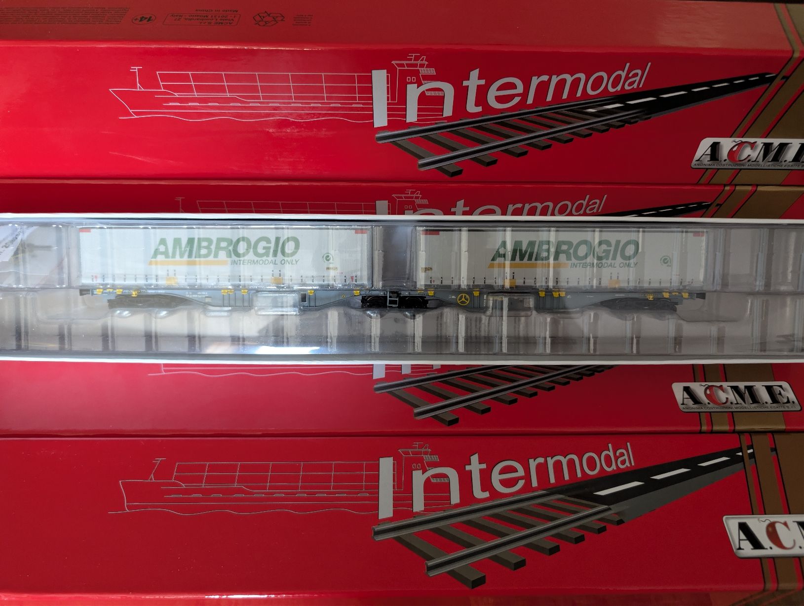ACME Modellini di ferrovie: ACME 90058 Ambrogio containers Sggmrss  – Usato da Nods venduto da Dr-HAG 6
