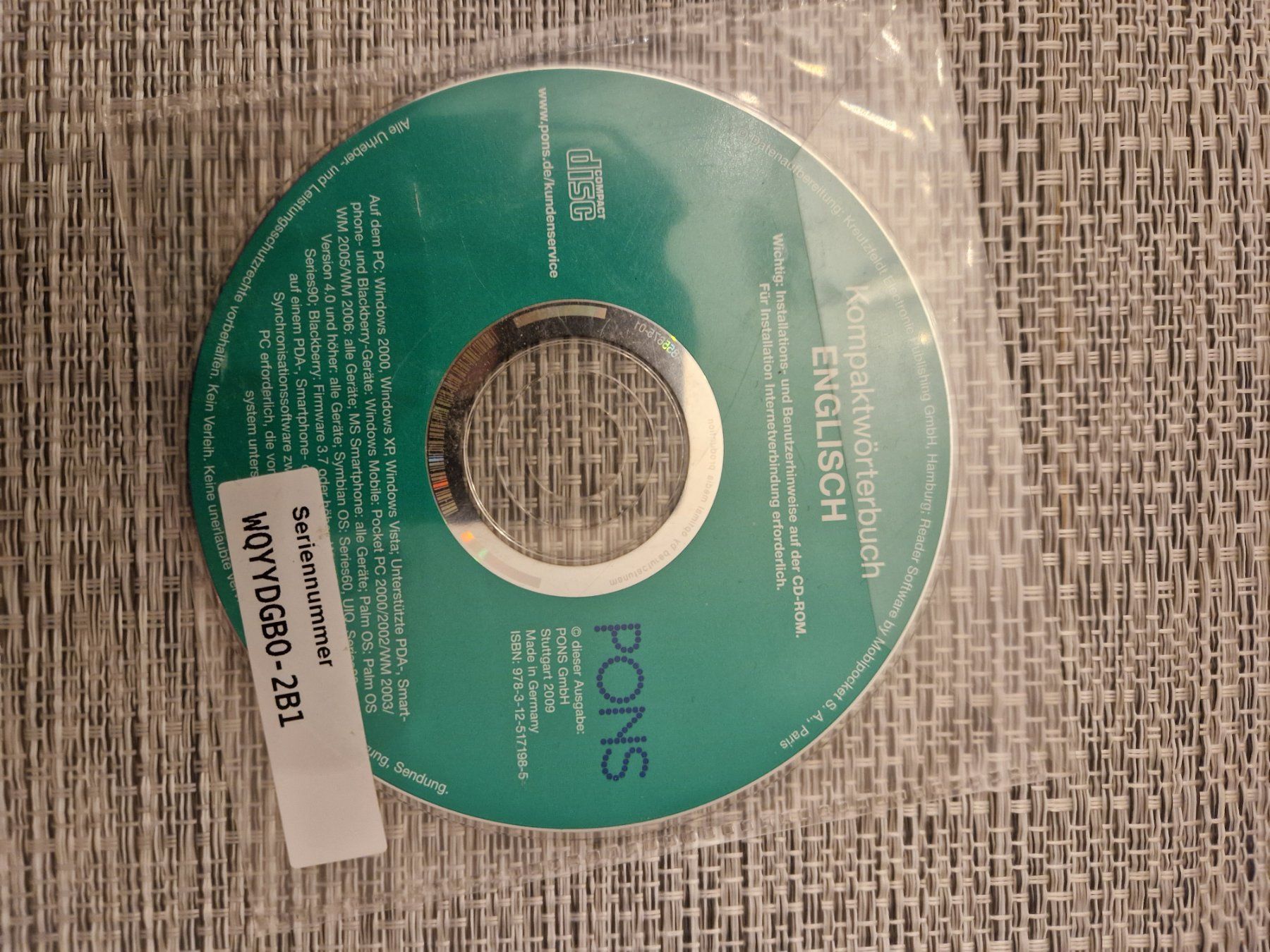 Libri: PONS Kompaktwörterbuch Englisch inkl.  CD – Usato da Bühler venduto da Bluana 2