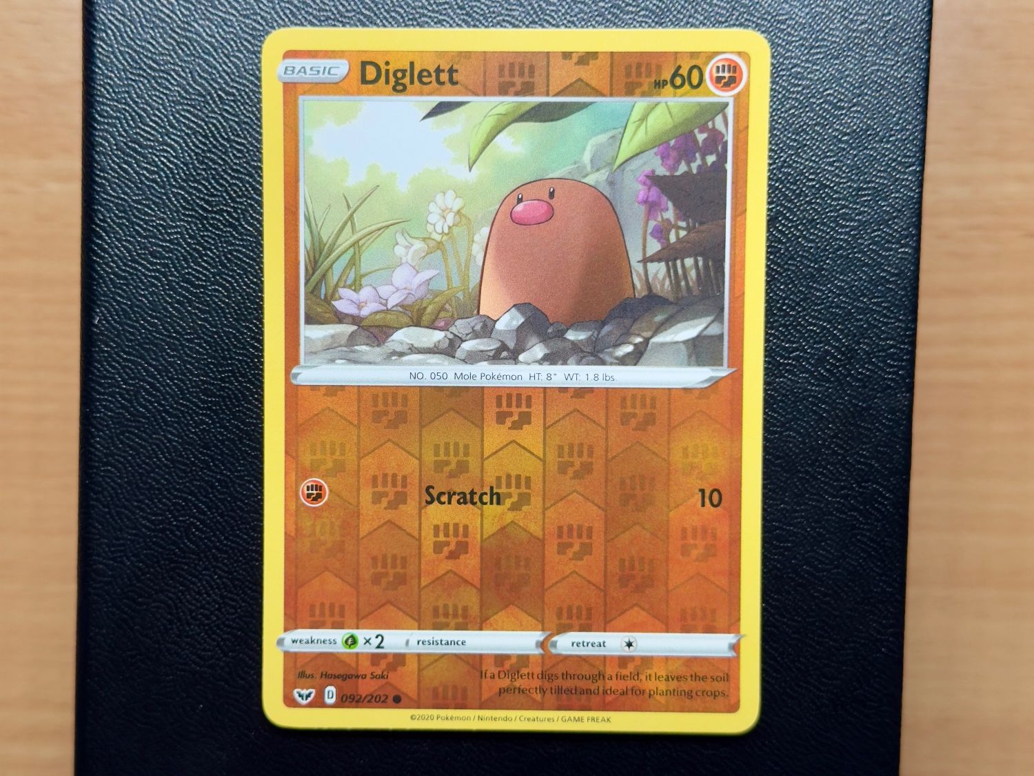 Pokémon Carte collezionabili: Diglett Reverse (092/202)- Sword and Shield - SSH EN SwSh – Usato da Chézard-St-Martin venduto da Kro_Cards