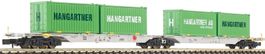 Neu OVP Fleischmann 825305 AAE Containertragwagen Hangartner