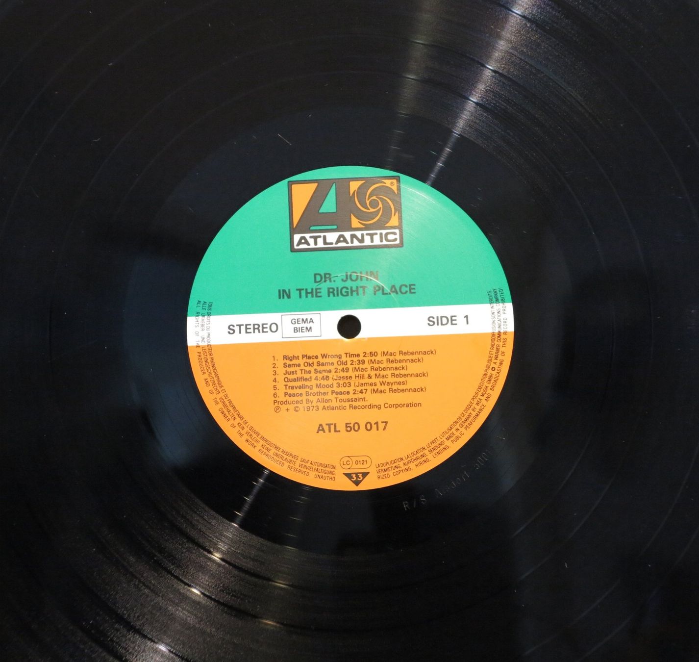 Vinyles: DR. JOHN - IN THE RIGHT PLACE – D'occasion à Zürich par Naim60 2
