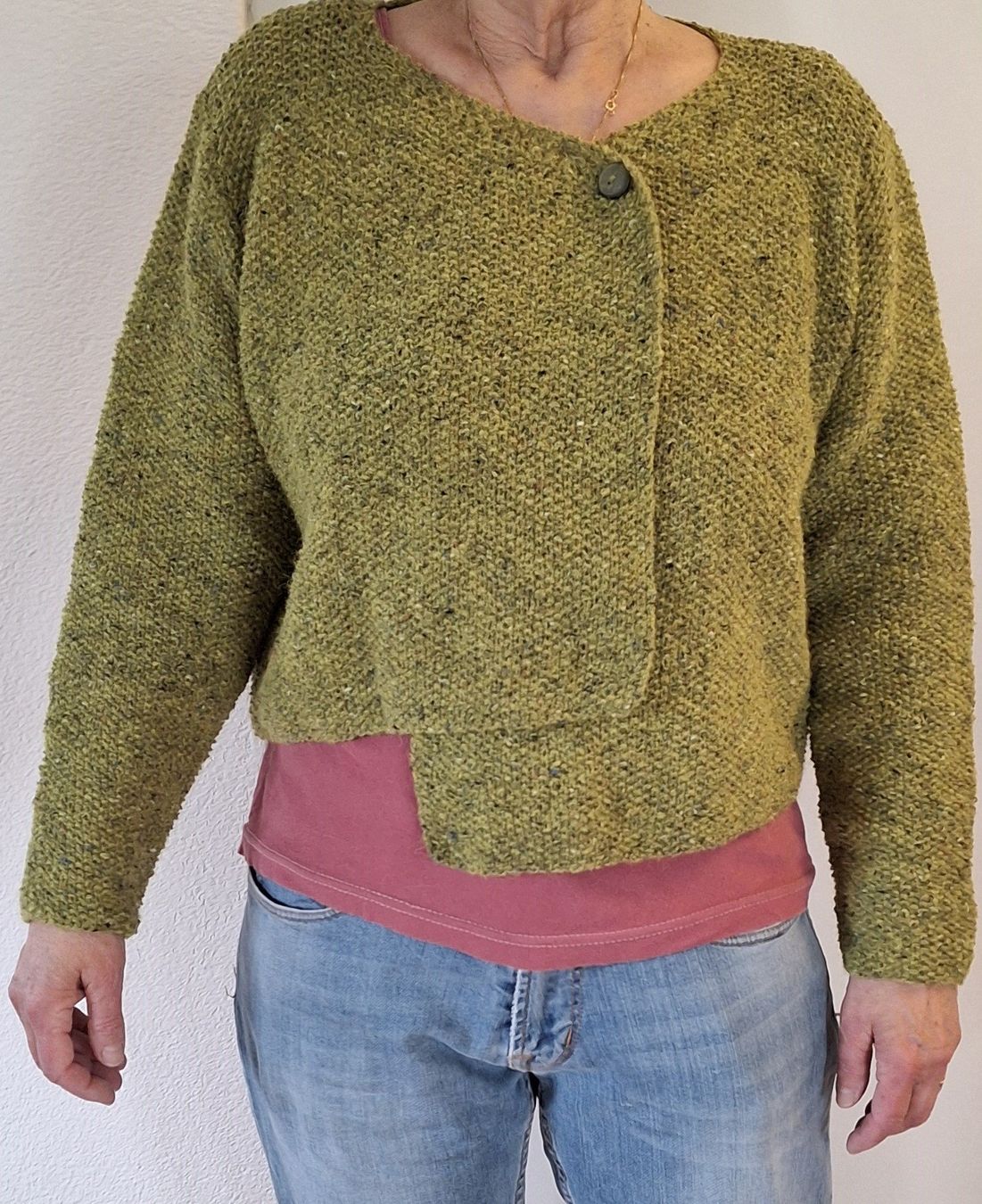 Giacche: Jäckchen "Sheperd" mit Alpaca, handgestrickt   NEU – Nuovo (secondo la descrizione) da Langenthal venduto da Handstrick 8