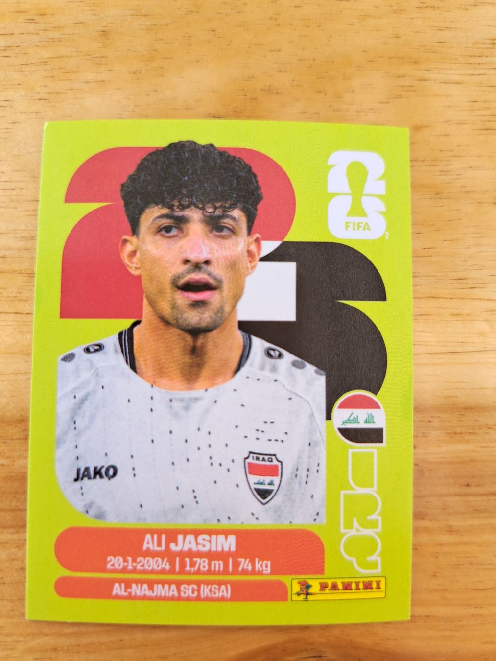 Panini Sammelbilder & Trading cards: Panini FIFA World Cup IRQ 12 – Neu (gemäss Beschreibung) aus Waldenburg von Sysilu