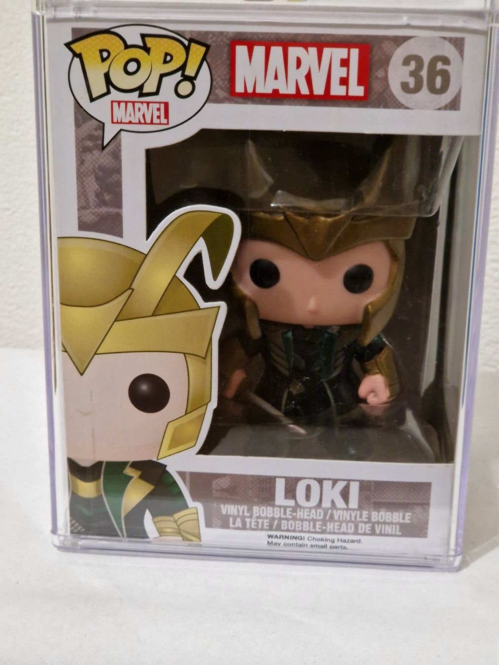 Funko Figuren: Funko Pop Marvel Loki #36 + Acryl-Schutzhülle – Neu (gemäss Beschreibung) aus Igis von Vulleta.38