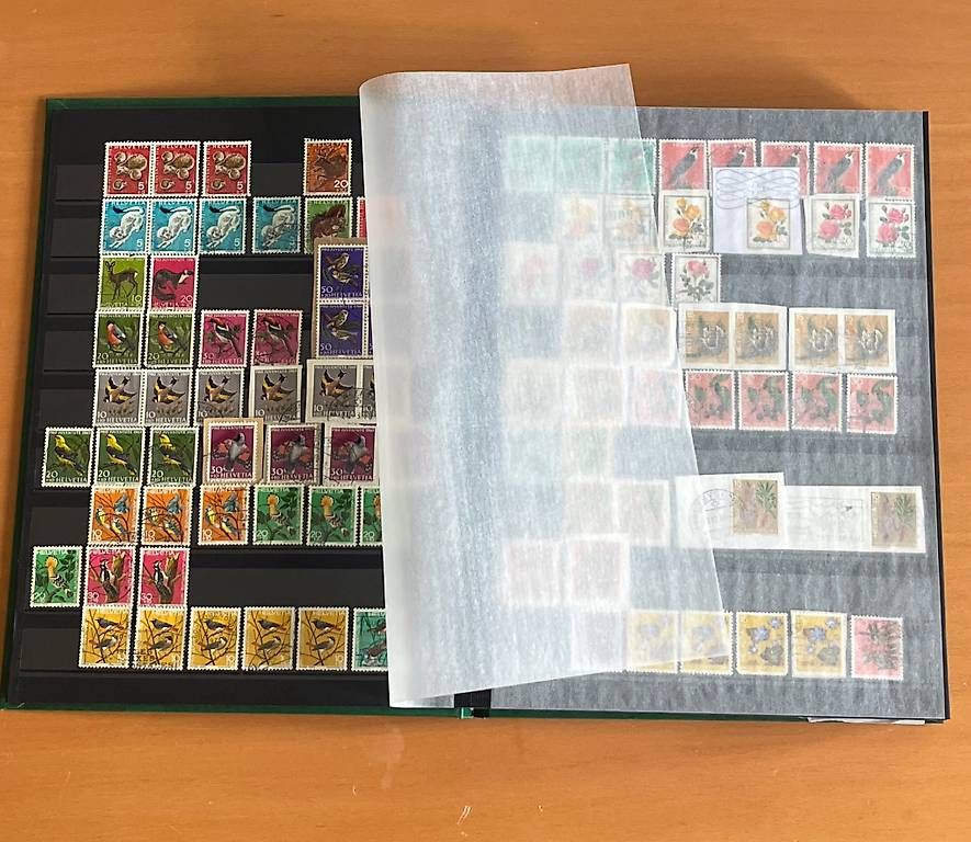 Album: Briefmarkensammlung, zwei Bücher – Usato da Weinfelden venduto da dst24 1