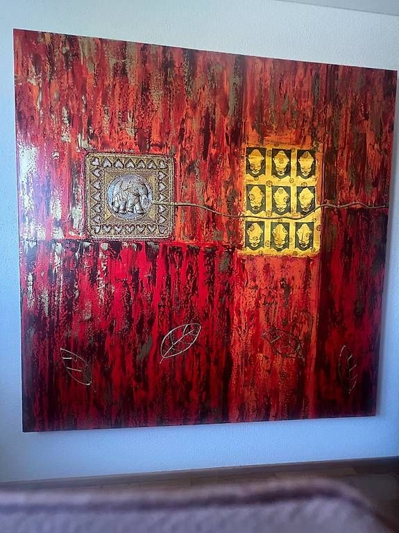 Foto & Immagini: modernes Bild 185 x 185 cm mit Relief – Usato da Eschenbach/LU venduto da Flower711
