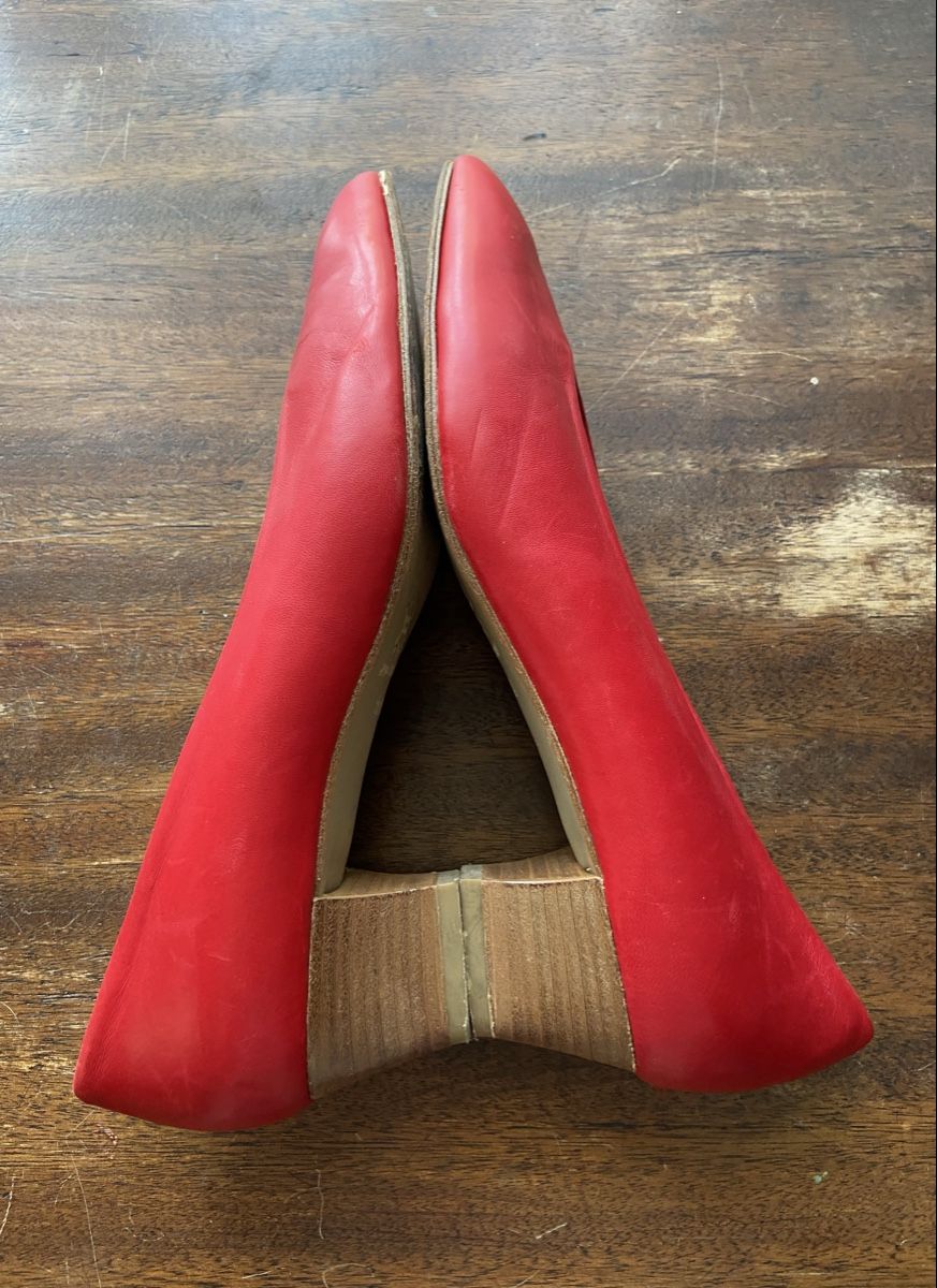 Scarpe da donna: NEW BASIC Pumps Leder rot Grösse 37,5 – Usato da Fislisbach venduto da KolibriSecondhand 4