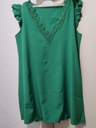 Kleid  Rock mit Spitzenbordüre Gr. M