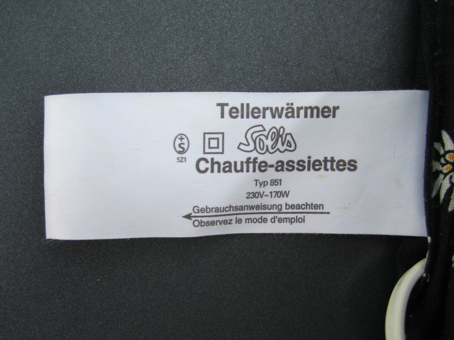 Solis Elettrodomestici da cucina: Tellerwärmer von Solis – Usato da Starrkirch-Wil venduto da Mambostar 1