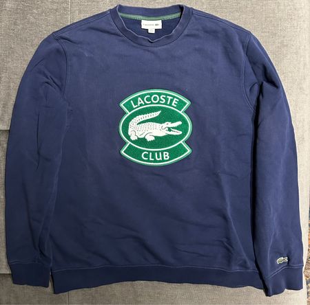 Lacoste Club Sweatshirt dunkelblau Grösse XL 🐊