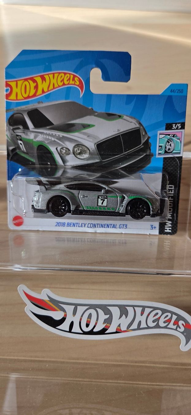 Hot Wheels Modellini d'auto: Hot Wheels 2018 Bentley Continental GT3 – Nuovo e nell'imballaggio originale da Wegenstetten venduto da scugnizzo01
