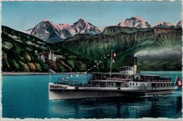 BE 100 Hünegg Schiff «Blümlisalp» 1953