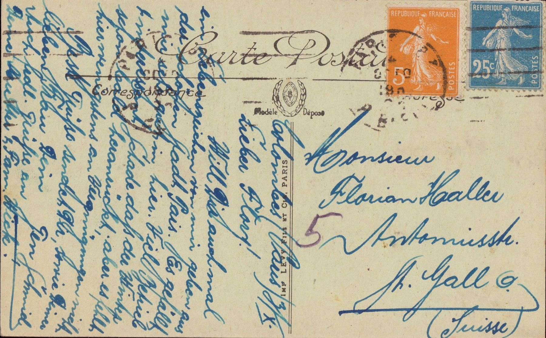 Cartoline postali: AK Paris - La Chambre des Députes – Usato da Eggersriet venduto da stamp303 1