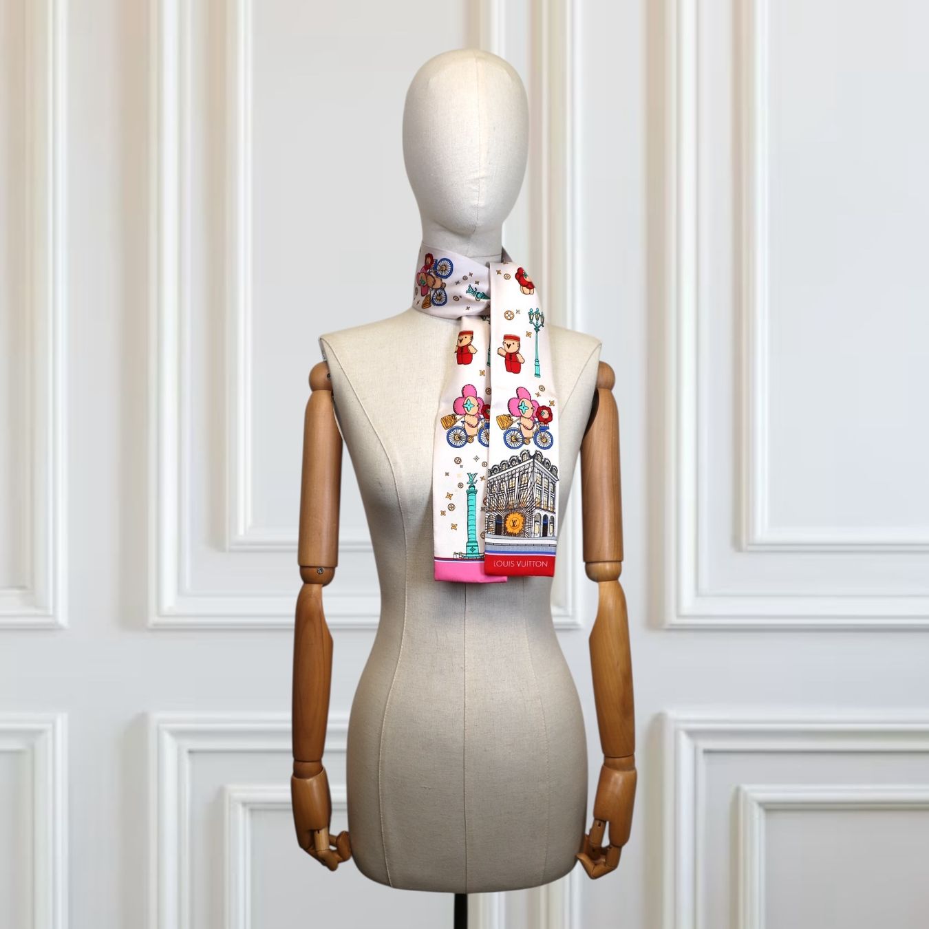 Louis Vuitton Foulards, Tücher & Schals: Louis Vuitton Bandeau "Vivienne Paris" – Gebraucht aus Binningen von Designerlabels 3