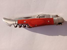 Laguiole Sackmesser Sommelier Messer Weinöffner Holzgriff