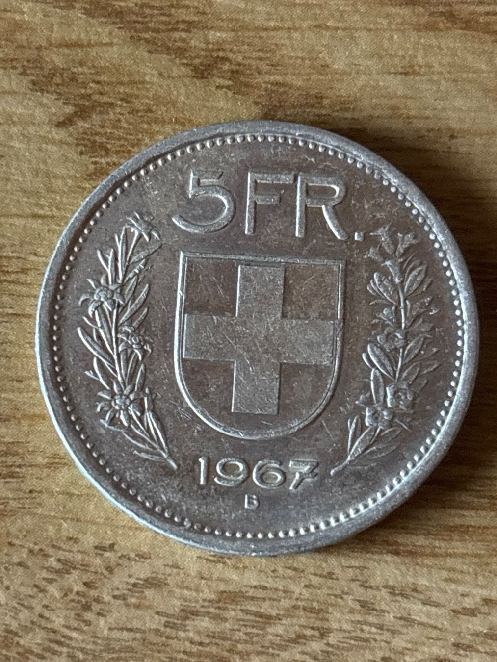 Tutti le monete: 5 Franken Münze silber – Usato da Salvenach venduto da Haeseli59