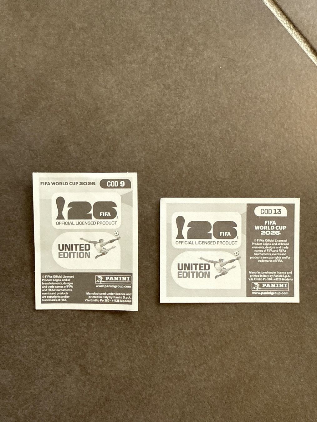 Panini Carte collezionabili: COD 9,13 – Nuovo e nell'imballaggio originale da Savigny venduto da Kinderboutique