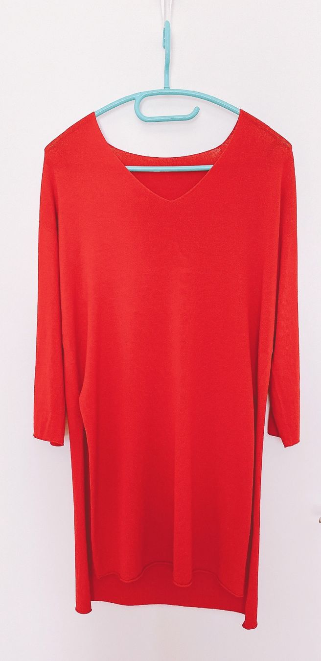 Kleider: Neu! Kleid Bluse Pullover Pulli mit Schlitz stylisch modern – Neu (gemäss Beschreibung) aus Oberglatt ZH von qilinw