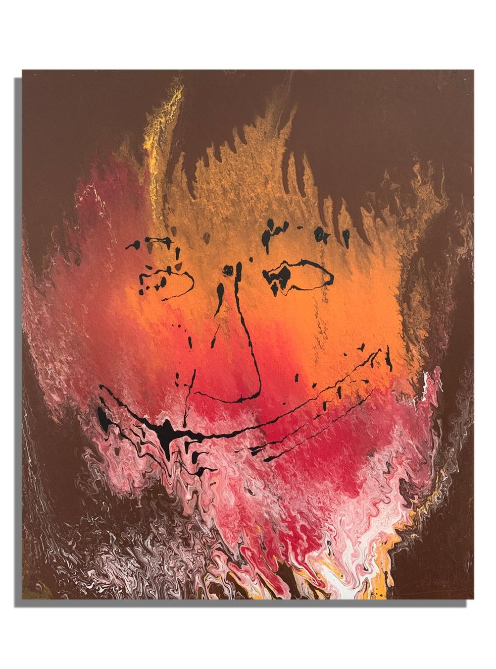 Dipinti: abstraktes Acryl Bild mit Echtheitszertifikat – Nuovo e nell'imballaggio originale da Luzern venduto da edmundart 1
