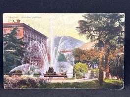 Lugano. Giardino pubblico. Getto d'acqua.