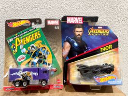 2 hotwheels marvel neu rar sammler auto avengers