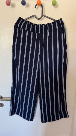 H&M Sommer Stoffhose, gestreift, Gr. 38