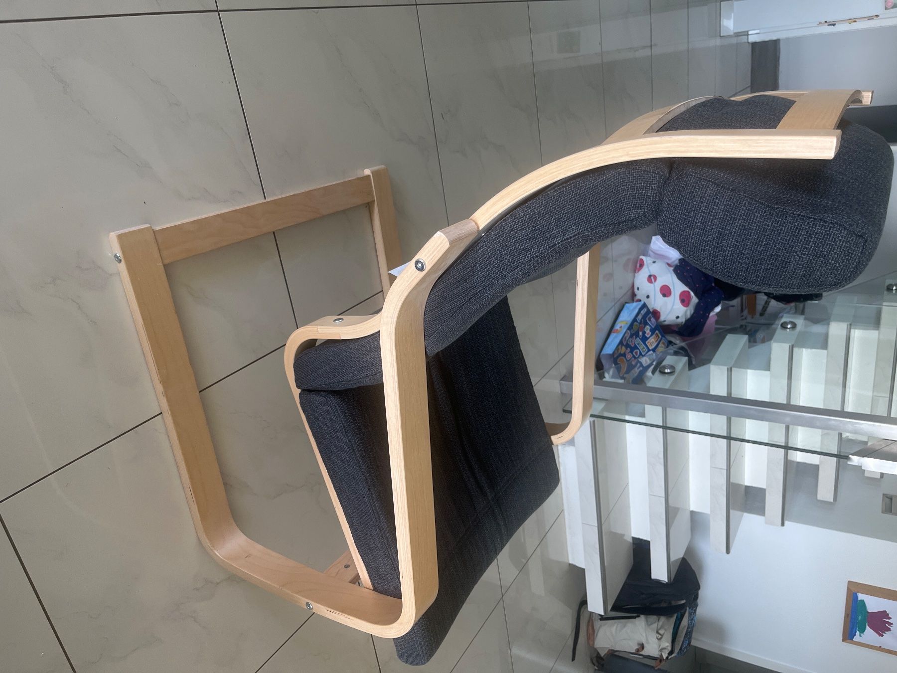 Ikea Poltrone: Bequemer Sessel aus Holz & Stoff Ikea – Usato da Bergdietikon venduto da bersimon 3
