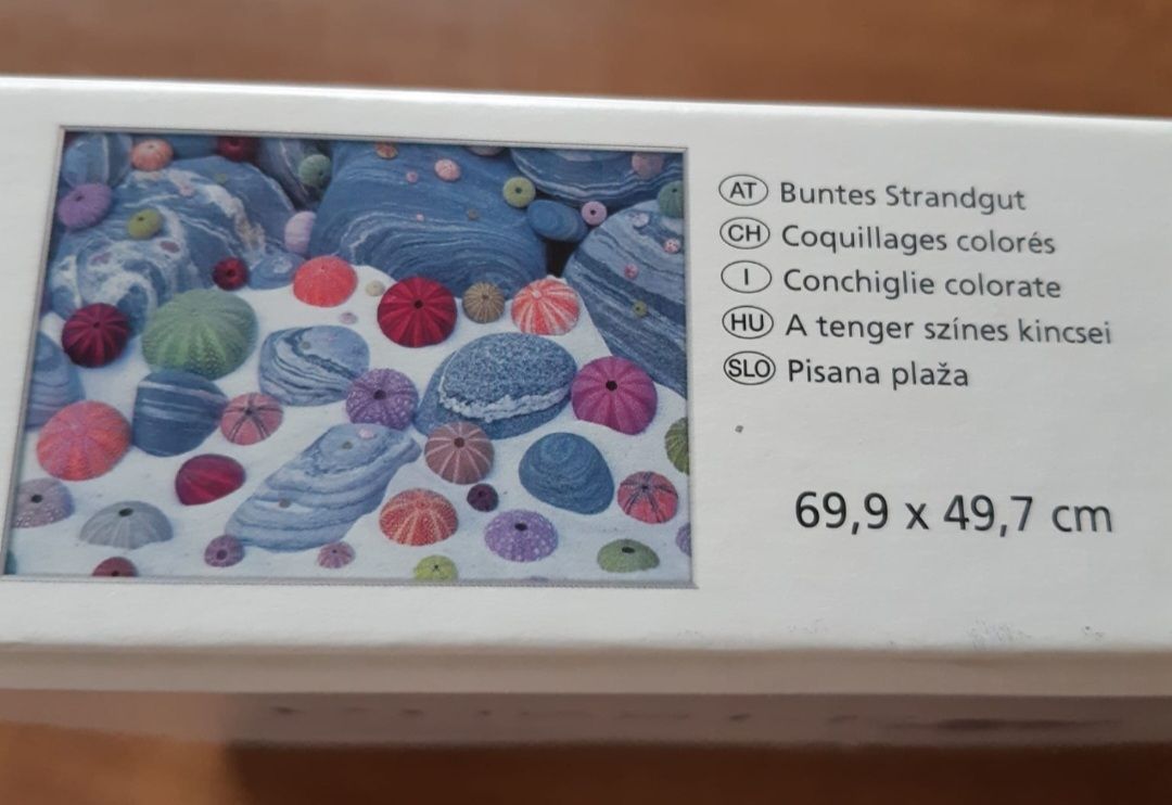 Puzzles: Schönes Puzzle "Buntes Strandgut" 1000 Teile – Gebraucht aus Bütschwil von Taranabo 1