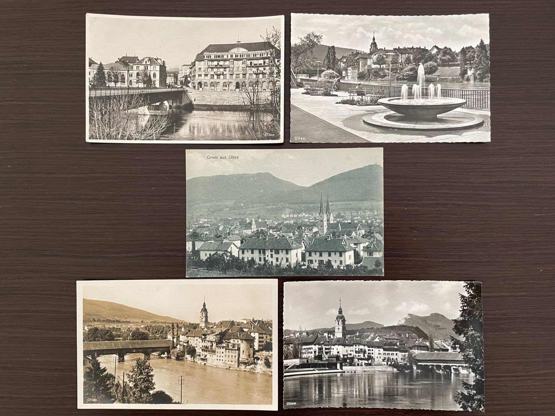 Cartoline postali: OLTEN Ortsansicht / Ortspartie, 18 Ansichtskarten – Usato da Wald ZH venduto da TLILEF 1
