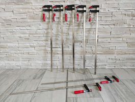 7 Stück 80x800mm Schraubzwinge Schraubzwingen Leimzwinge