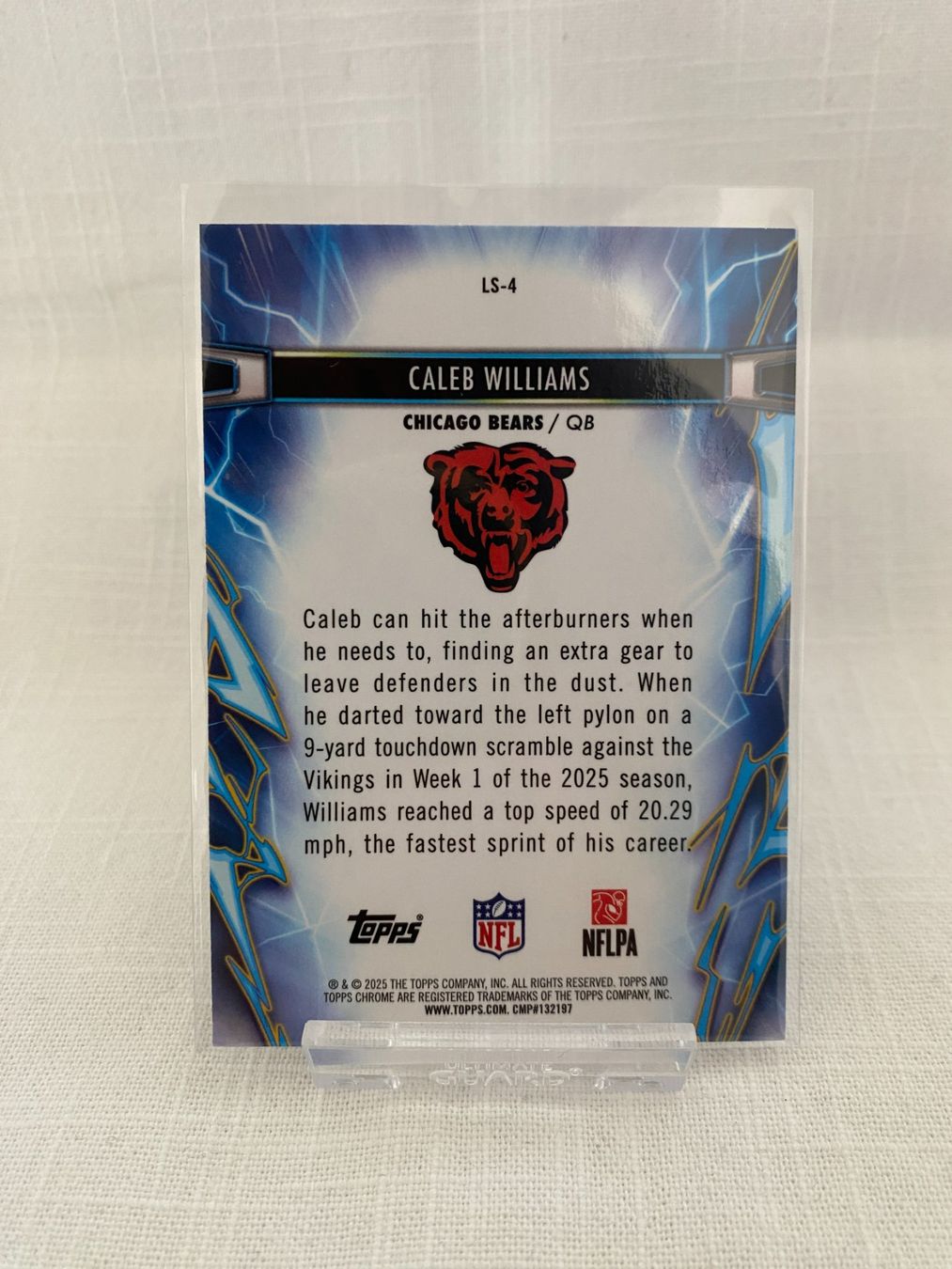 Topps Sammelbilder & Trading cards: 25 Topps Cosmic NFL Caleb Williams Light Speed Chicago Bears – Neu (gemäss Beschreibung) aus Rottenschwil von Sigma_Freud 1