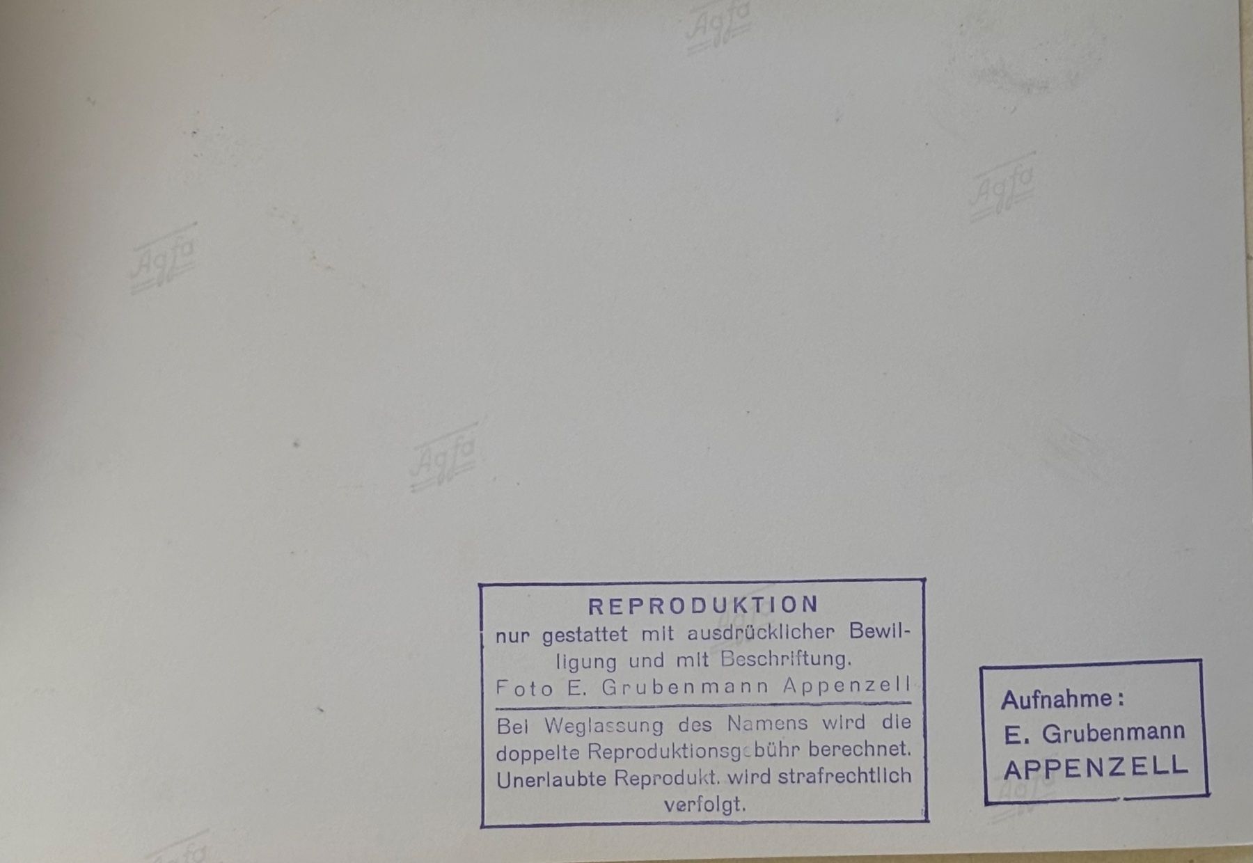 Cartes postales: Foto E. Grubenmann, Appenzell, Ruderboote, 13 x 18 cm – D'occasion à Frauenfeld par Merk52 1
